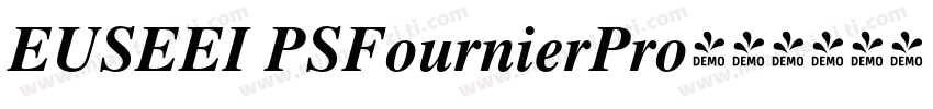 EUSEEI PSFournierPro字体转换